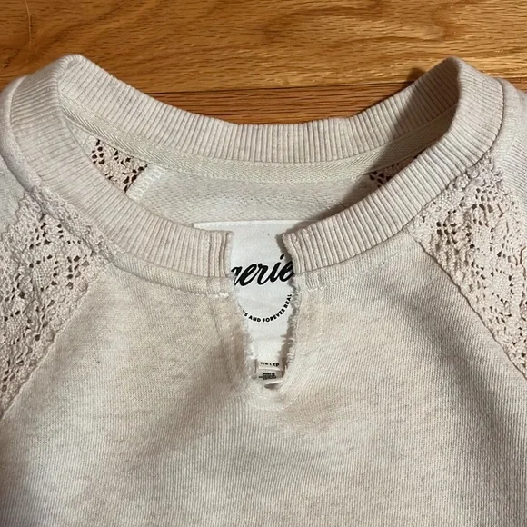 Aerie Hey Crochet Sweatshirt - Picture 8 of 13